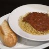 Spaghettini sauce viande